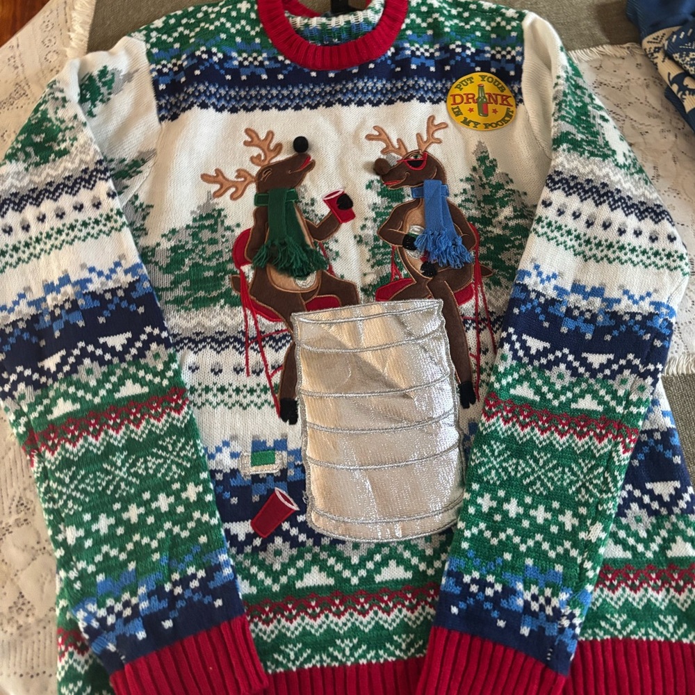 Ugly Reindeer Christmas Sweater